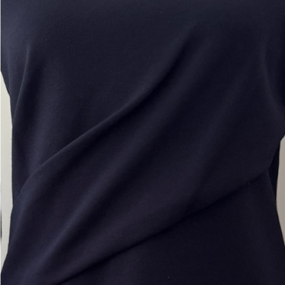 Emporio Armani Luxury Navy Milano Stitch Sheath Dress LIKE NEW - Picture 3 of 7